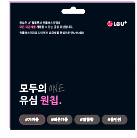 LG U+ 모두의유심 원칩 실물 패키지