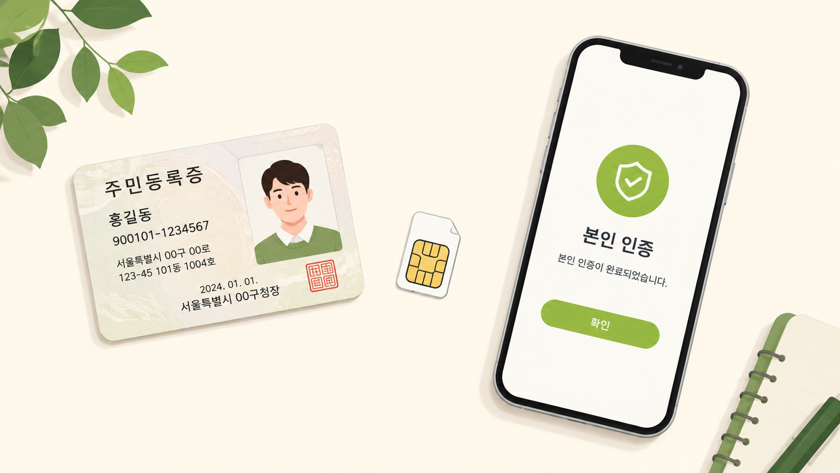 앤텔레콤 셀프개통 준비물 — 신분증, 유심, 간편인증 앱